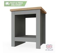 Side Table Lamp Stand Home Decor Coffee End Table Cubed Storage Cabinet Unit