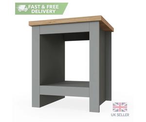 Side Table Lamp Stand Home Decor Coffee End Table Cubed Storage Cabinet Unit