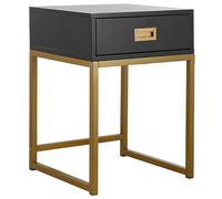 Beliani Side Table Largo Black