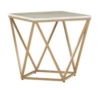 Side Table MALIBU Beige Marble