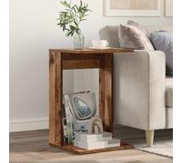 vidaXL Side Table Old Wood 40 x 38 x 62.5 cm Engineered Wood