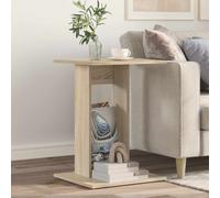 Side Table Modern Sonoma Oak 45x40x62.5cm Engineered Wood Compact Accent Sturdy