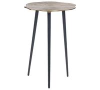 Beliani Side Table MUNNAR Metal Gold, Gold