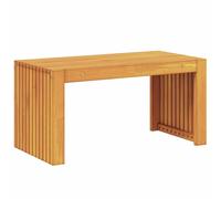 Side Table Oil Natural Solid Acacia Wood Garden Outdoor Accent Terrace vidaXL