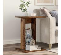 Side Table Old Wood 45x40x62.5cm Engineered Wood Modern Rectangular Accent Small