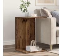 Side Table Old Wood Engineered Wood 45x40x62.5cm Compact Modern Slim Nightstand