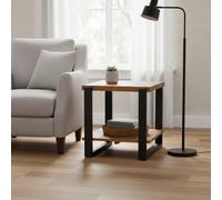 Side Table Pembroke Square Pine Natural/Black