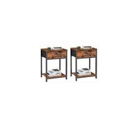 Side Table,Rustic Brown