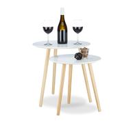 Side table set Nested Coffee Tables Lightweight Scandinavian Side Tables