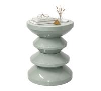 Relaxdays Side table & stool Zigzag