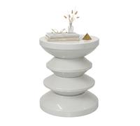 Relaxdays Side table & stool Zigzag
