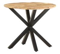 vidaXL Solid Mango Wood Side Table Sofa Couch End Wooden Desk Living Room