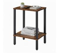 Side table Sofa table Coffee table Living room Industrial 2 shelves