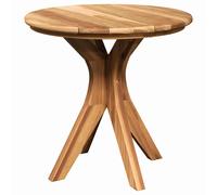 Side Table Solid Teak Wood Garden Terrace Furniture Outdoor Surface for vidaXL