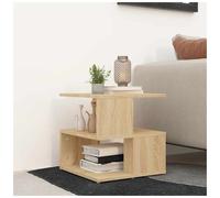 Side Table Sonoma Oak 30x30x55cm Engineered Wood Minimalist Shelf Compact Accent