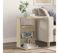 vidaXL Side Table Sonoma Oak 40 x 35 x 60.5 cm Engineered Wood