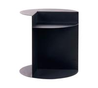 Beliani Side Table Taggart Metal Black