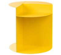 Beliani Side Table TAGGART Metal Yellow, Yellow