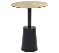 Metal Side Table Gold and Black TANAMI