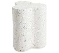 Side Table TELLARO 32 cm 37 cm Terrazzo Effect White Terrazzo