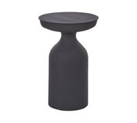 Beliani Side Table Tenjo Metal Black