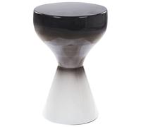 Beliani Side Table TIBITO Metal Black, Black