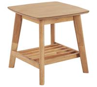 Side Table TULARE Wood Light Brown