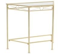 vidaXL Side Table Vintage Style Metal 87x34x73cm Gold Furniture Display Desk