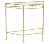 Side Table Vintage Style Metal 87x34x73cm Gold Furniture Display Desk vidaXL