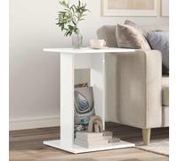 vidaXL Side Table White 45 x 40 x 62.5 cm Engineered Wood