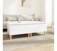 vidaXL Side Tables 2 pcs White 50x46x35 cm Engineered Wood