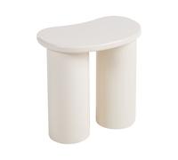 Beliani Minimalist Side Table Inglis White