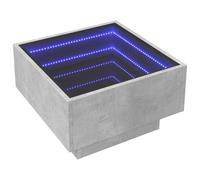 Side Table with LED Hallway Tea End Table Sofa Table Engineered Wood vidaXL