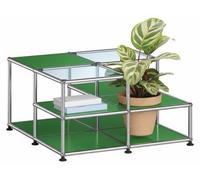 Side table with plant element USM Haller Green - USM LOOK BOOK 2_28