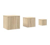 Side Tables Coffee Sofa Hallway Accent Table Engineered Wood3 pcs vidaXL