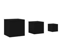 Side Tables Coffee Sofa Hallway Accent Table Engineered Wood3 pcs vidaXL