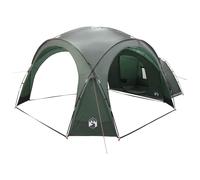 vidaXL Side Tent with Roof, Blue, 410 x 410 x 250 cm, Polyester and Steel, Adventure Shelter, Foldable Camping Tent, Portable, Weatherproof, Outdoor, Hiking, Leisure Tableware