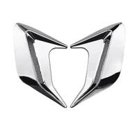 Side Vent Decor Sticker 2Pcs 3D Car Side Vent Shark Gills Side Vent Sticker Car Side Vent Sticker Deco Car Fender Side Vents(D)
