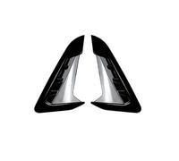 Side Vent Decor Sticker Fit For BMW X3 X4 G01 G02 M2018-2023 Side Spoiler Wind Air Vent Decorative Side Wing Accessories Car Fender Side Vents(Black)