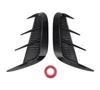 Side Vent Trim Body Side Air Wing Vent Cover Universal Fit Sporty Decorative ABS Stickers for 1 Series E90 E91 A6 W117 Car Mudguard Accessories 2 Pieces (Glossy Black)