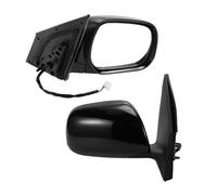 Side View Mirror Assembly For Toyota For RAV4 09-12 North America Built Models Gloss Black Left Side Door Mirror Replacement View Assembly(Right Side)