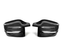 Side View Mirror Cover For BMW 2 3 4 5 7 Series G20 G21 Bright Black Side Wing Rearview Mirror Cover Caps(RHD-Carbon pattern)