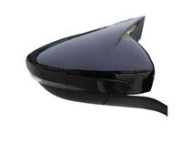Side View Mirror Cover For Focus MK4 Bull Horn Rearview Mirror Protective Cover Bright Black ABS Material(Bright Black)