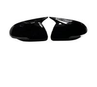Side View Mirror Cover For Kia Stonic Exterior Mirror Decorative Shell ABS Material Adhesive Installation(Bright Black)