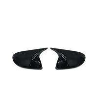 Side View Mirror Cover For Mazda 2 3 1.6 Side Rearview Mirror Cover Wing Cap With The Painted Color(Bright black)