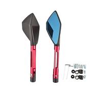 Side view mirror For S1000R S1000RR For S1000XR F900XR HP4 G310GS F800GT F800R Side Mirror Handle Bar End CNC Rearview Mirror(Red)