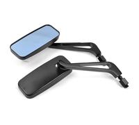 Side View Mirrors 1 Pair Rectangular Motorcycle Mirror Motor Mirror Accessories Motorcycle Mounting Replacement Parts