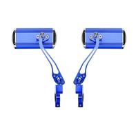Side View Mirrors Motorcycle Universal Rearview Mirror Conversion Reflective Mirror Accessories Motorcycle Replacement Parts(Blue)