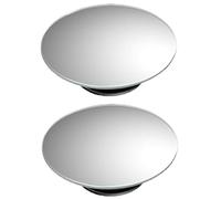 Side View Mirrors - Pack Of 2 Automotive Exterior Mirrors | Adjustable Convex Rear View Mirrors For Get-Off Door Open Safety