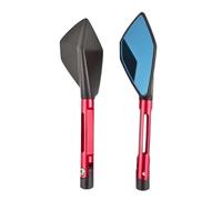 Side View Mirrors Universal 8 Mm 10 Mm Motorcycle Accessories Rear View Mirror Reversing Auxiliary Accessories(Red)